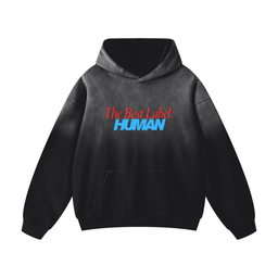 Inkspire Hoodie front view – The Best Label oversized design by Thought Prophet