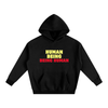 Human Being Being Human Hoodie front view – minimalist compassionate streetwear by Thought Prophet