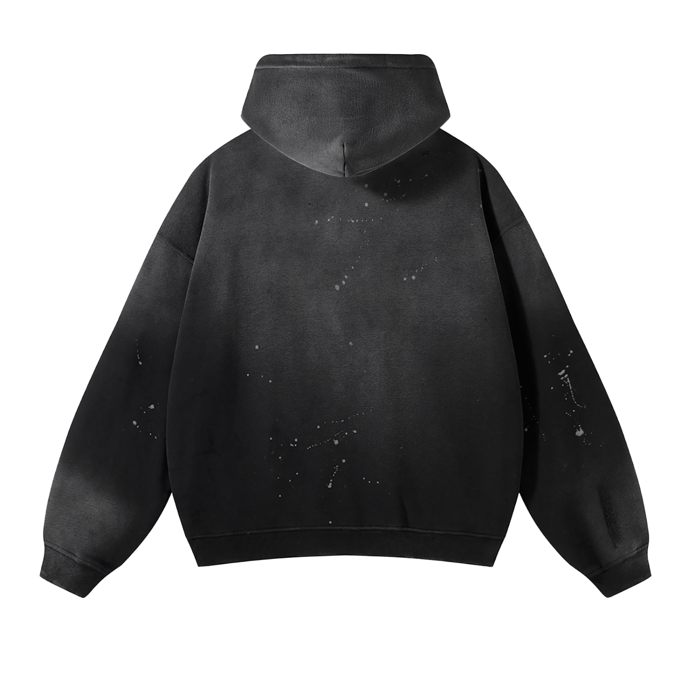 The Humanist Collection Vintage Washed Frayed Fleece Hoodie