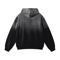 Inkspire Hoodie back design – artistic statement streetwear with raw-edge finish